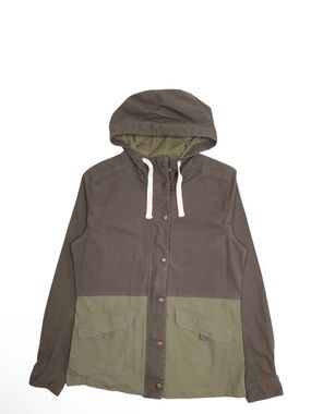 THE NORTH FACE Windbreaker Two tone green Jacket Coat Canvas Womens S